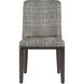 Elisa Grey Oak / Naya Check Black Dining Chair